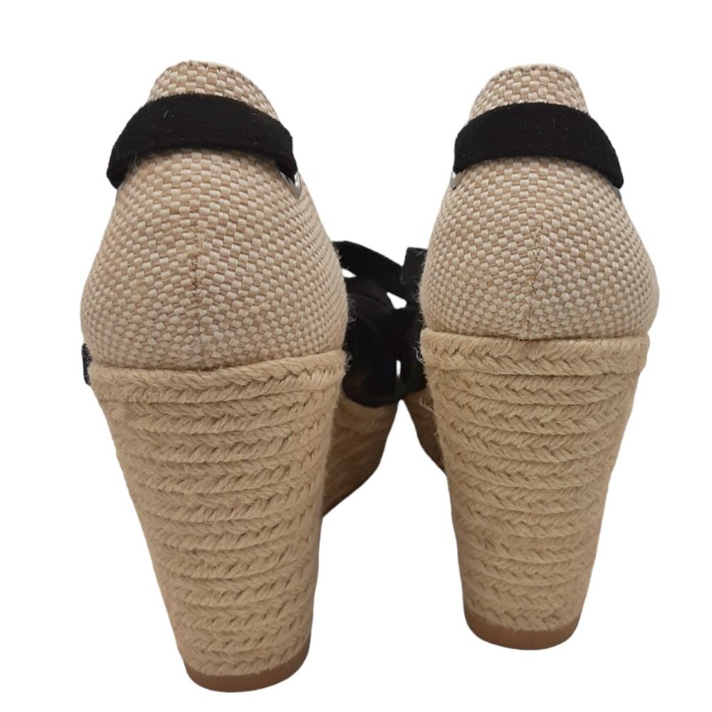 Torrid Ankle Wrap Espadrille Wedge SZ 8.5WW - Picture 9 of 15